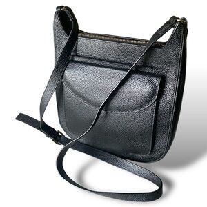 NORDSTROM Leather Crossbody Shoulder Bag NWOT 9.5”x 9.25”Minimalist Baguette
